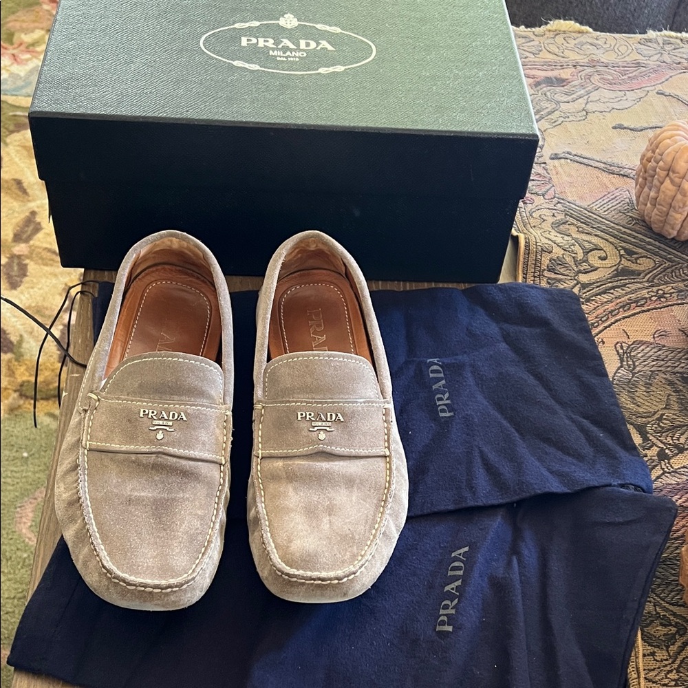 Prada loafers EUC